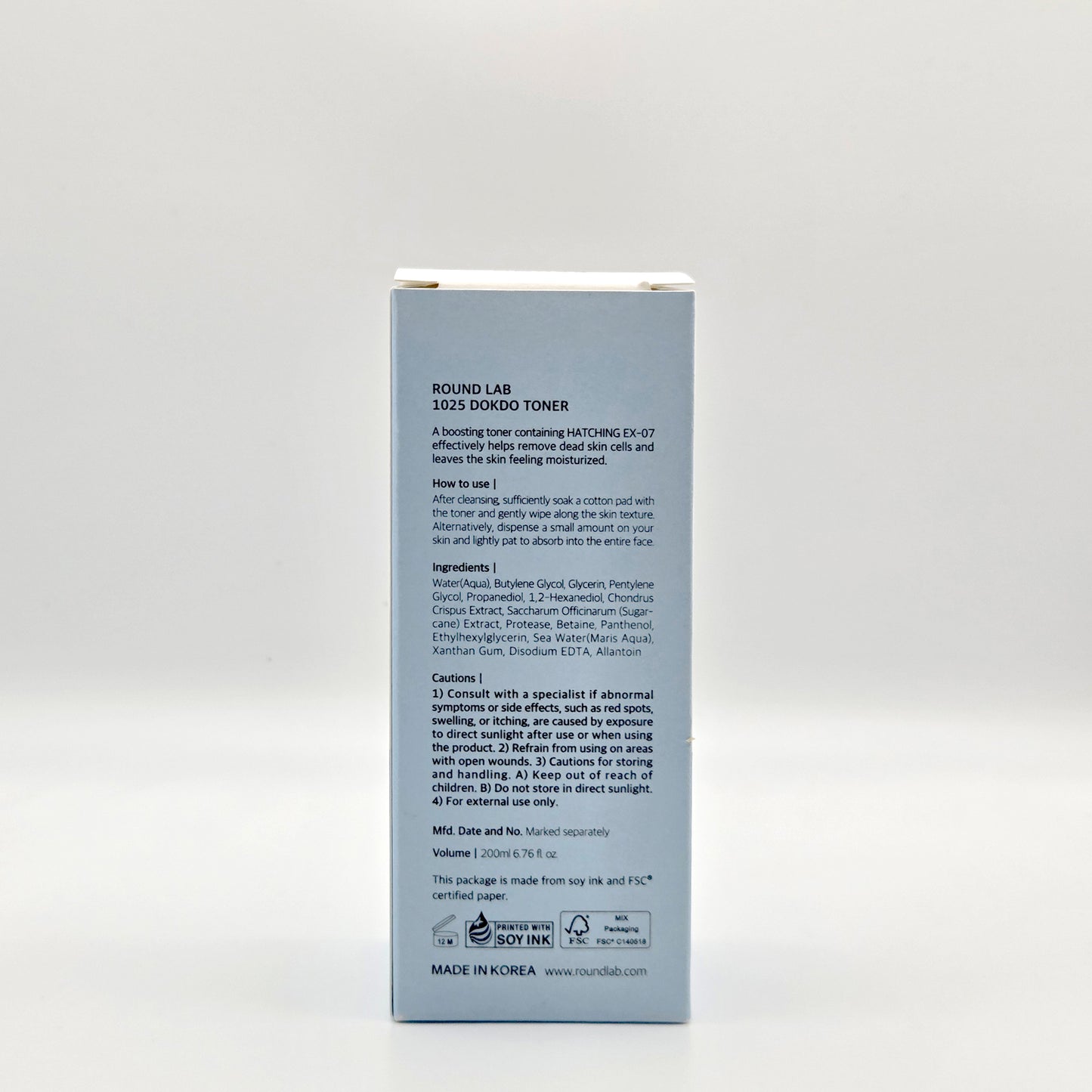 Round Lab 1025 Dokdo Toner – 200 ml