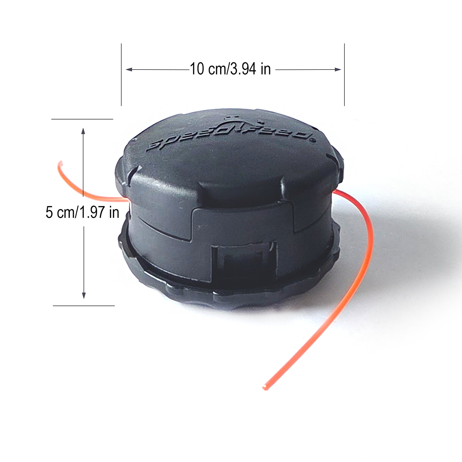 Medidas del cabezal de repuesto compatible con recortadora Echo SRM para confirmar compatibilidad
