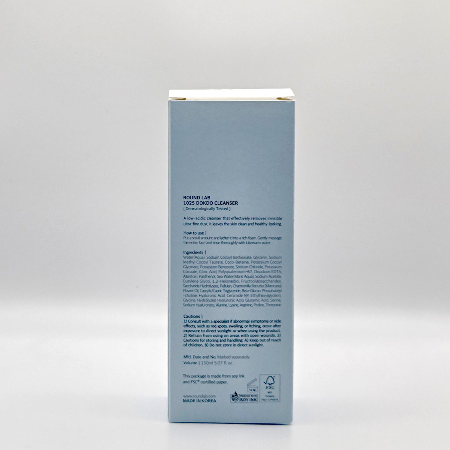 Round Lab 1025 Dokdo Cleanser – 150 ml