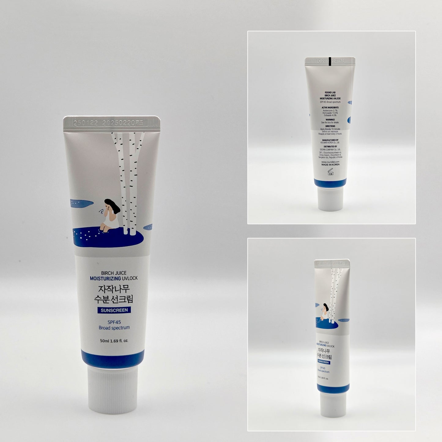 Round Lab Birch Juice Protector Solar Hidratante SPF45 – 50 ml