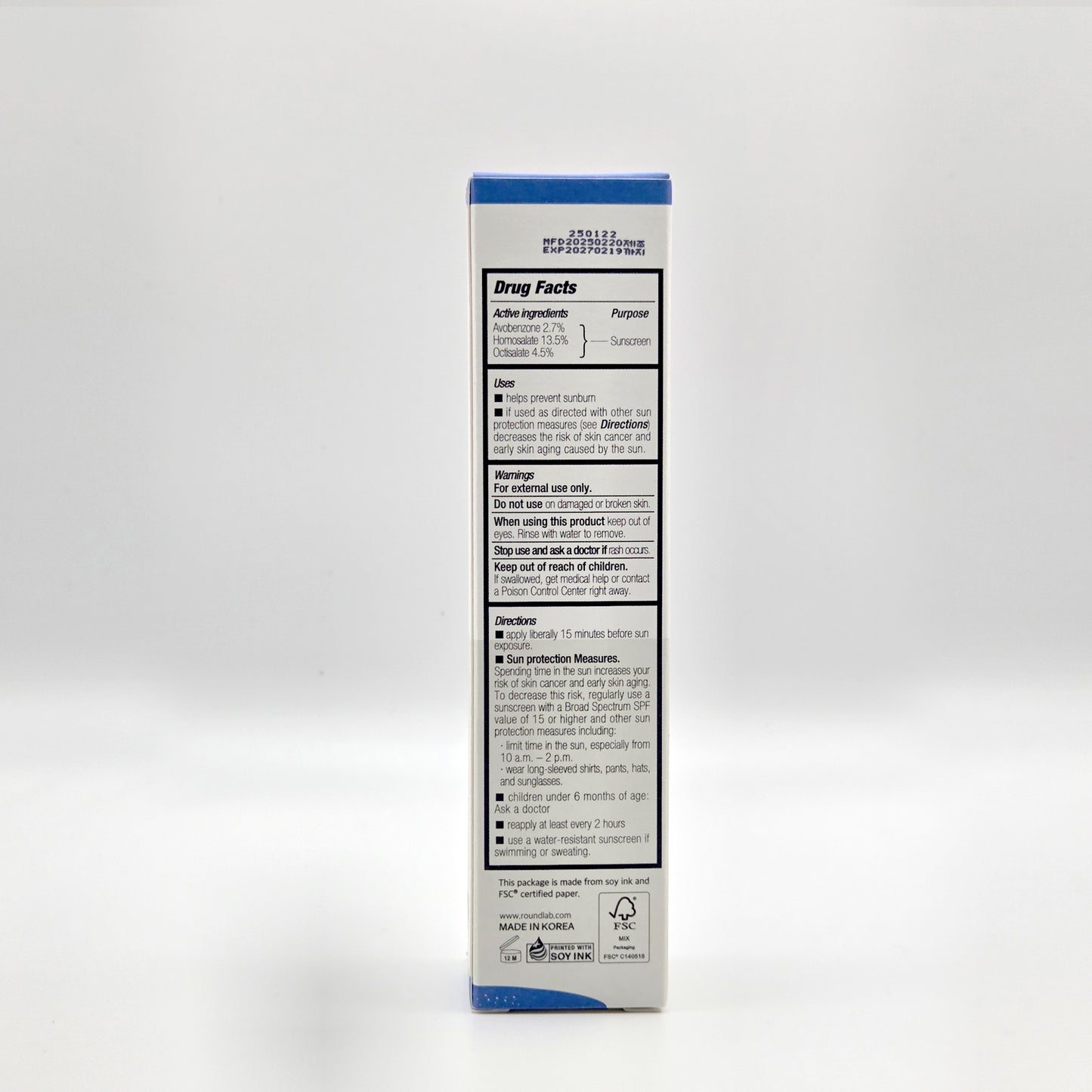 Round Lab Birch Juice Protector Solar Hidratante SPF45 – 50 ml