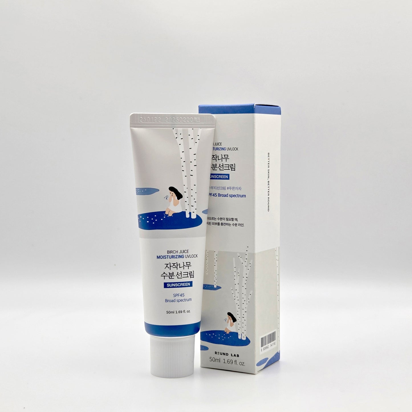 Round Lab Birch Juice Protector Solar Hidratante SPF45 – 50 ml